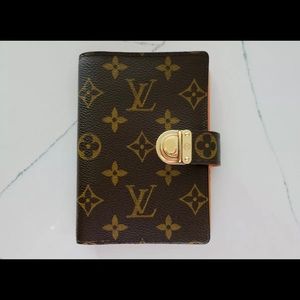 Authentic Louis Vuitton monogram koala agenda cover